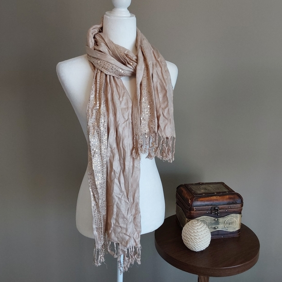 New York & Company Accessories New York Company Scarf Gold Poshmark
